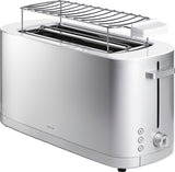 Enfinigy Toaster 2/4 mit Brötchenaufsatz silber
