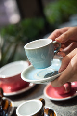 Egg Espresso Untertasse 11.5cm eisblau