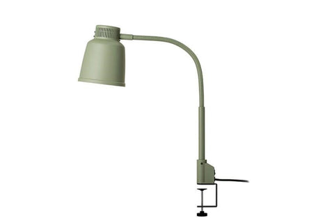 Wärmelampe mit Klemme Gesamthöhe 63.5cm grau