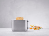 Enfinigy Toaster mit Brötchenaufsatz silber