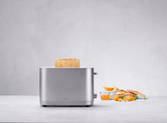 Enfinigy Toaster mit Brötchenaufsatz silber