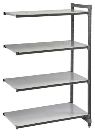 Anbaueinheit mit 4 massiven Fachböden 4S 21X72X64