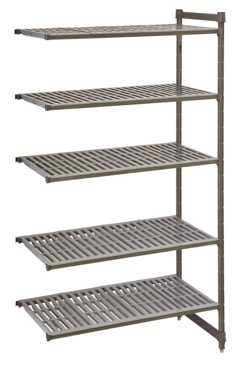 Anbaueinheit mit 5 geschlitzten Fachböden 5V 21X72X64