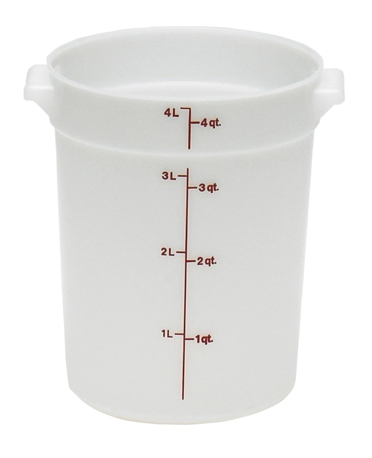 Behälter Rund 3,8 Liter Weiss