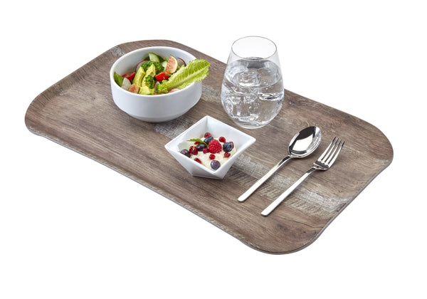 Versa Century Tablett 32.5x53 cm Eiche Dunkel
