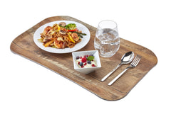 Versa Century Tablett 32.5x53 cm Braun Eiche