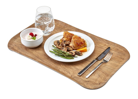 Versa Century Tablett 32.5x53 cm Braun-Olive