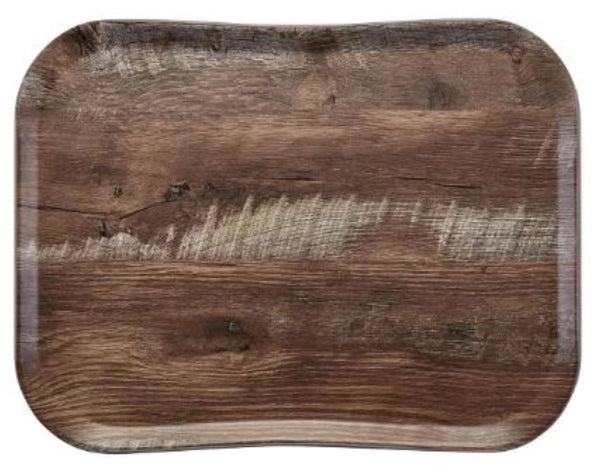Versa Century Tablett 26.5x32.5 cm Eiche Dunkel