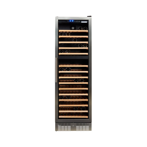 Kibernetik WKH168F01 Weinklimaschrank Edelstahl