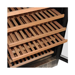 Kibernetik WKH120F01 Weinklimaschrank Edelstahl