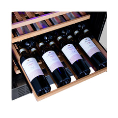 Kibernetik WKH120F01 Weinklimaschrank Edelstahl