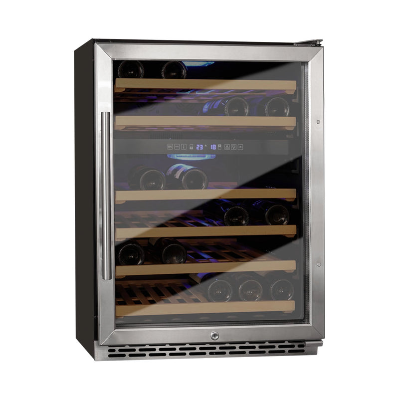 Kibernetik WKH46F01 Weinklimaschrank Edelstahl
