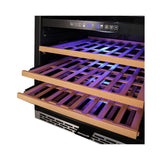 Kibernetik WKH46F01 Weinklimaschrank Edelstahl