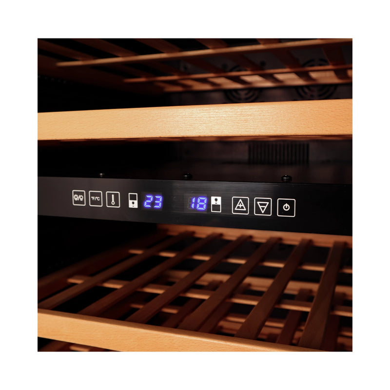 Kibernetik WKH46F01 Weinklimaschrank Edelstahl