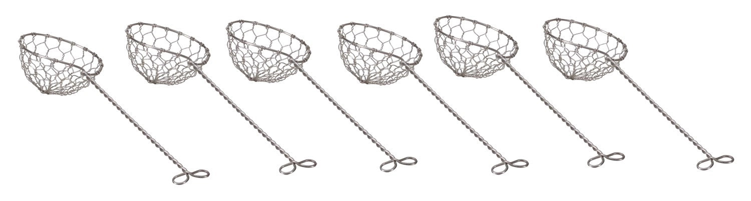 Siebe für Gemüse und Fleisch "Mongolensieb" Inox, 6 Stück