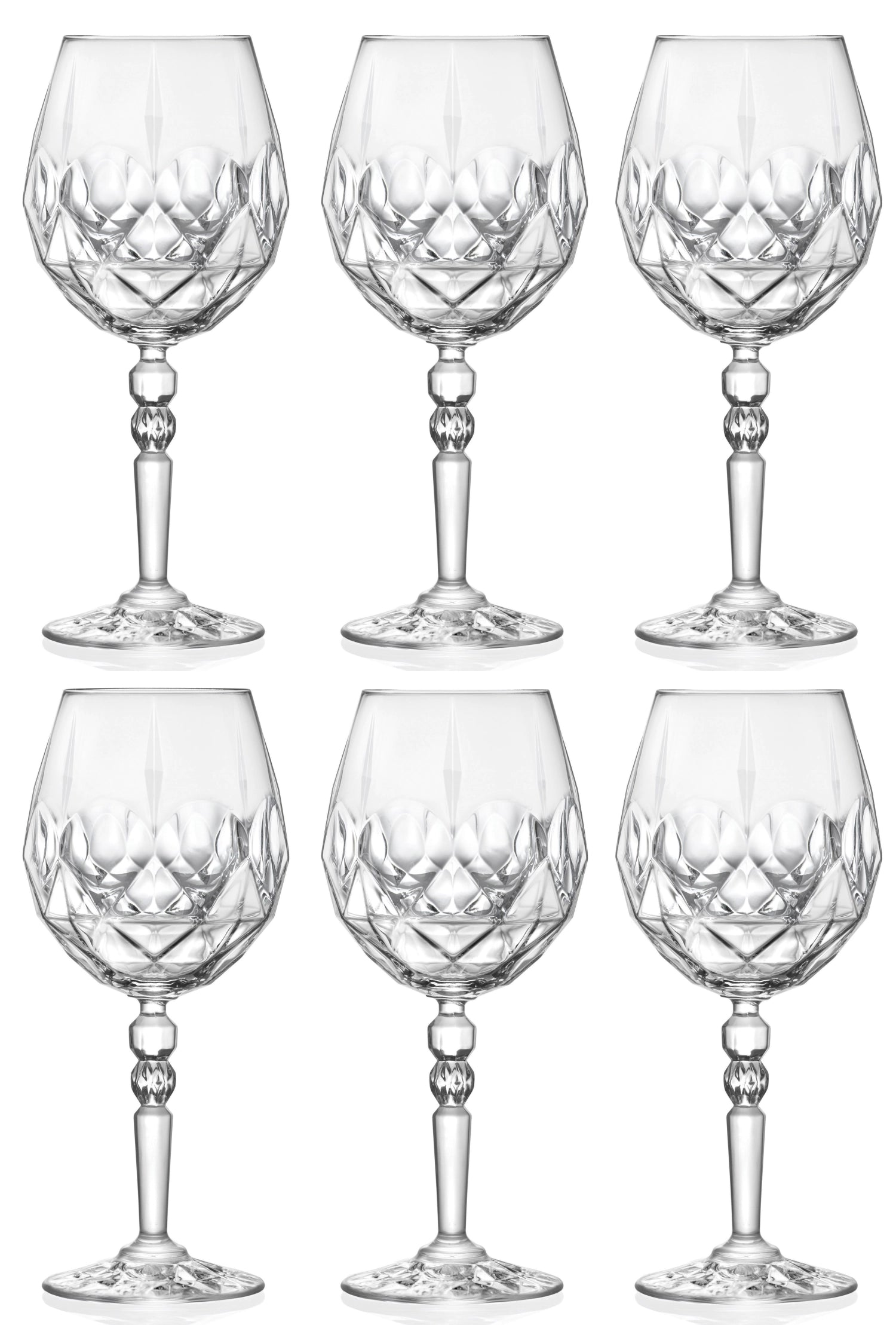 6er Set Alkemist Kelch - 3 Ø10 H22.5 cm, 53cl
