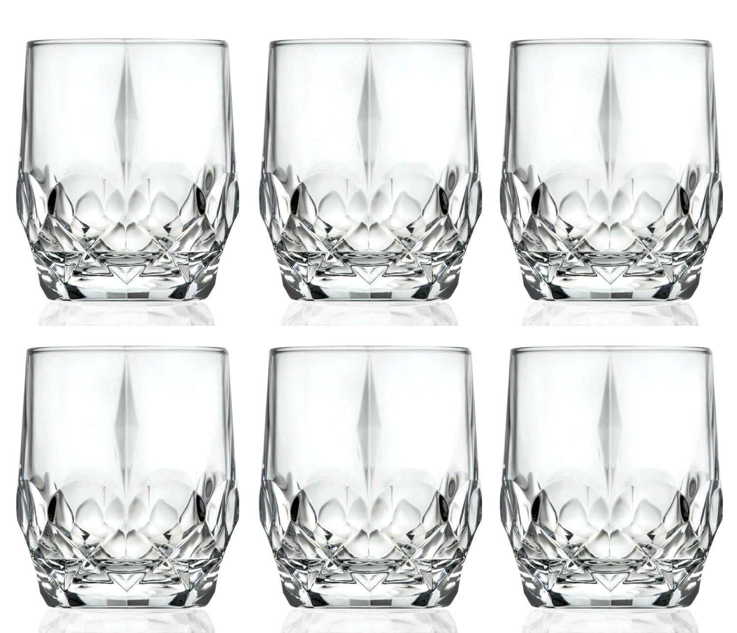 6er Set Alkemist Whisky Becher Ø8.7 H10.3 cm, 35cl