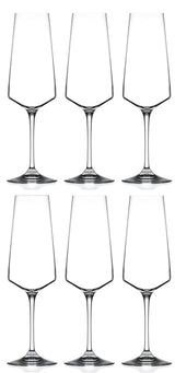 6er Set Aria Flute Kelch - A36 Ø7.2 H24.3 cm, 36cl