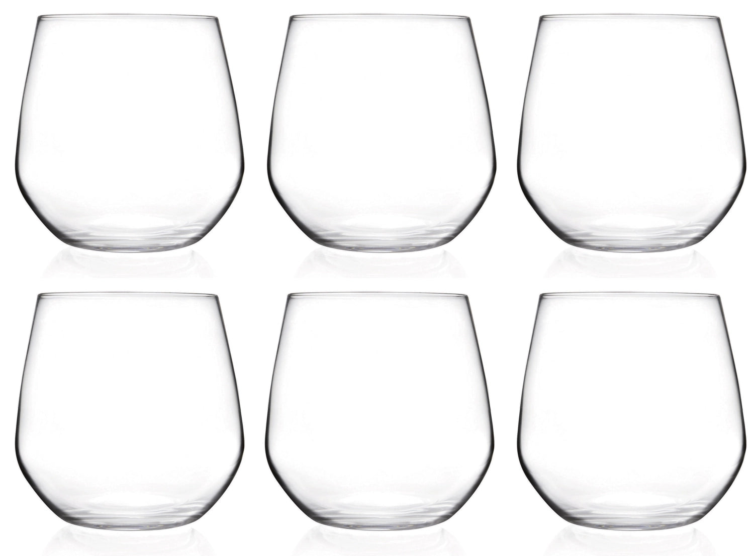 6er Set Aria Becher - A38 Ø8.9 H9 cm, 38cl