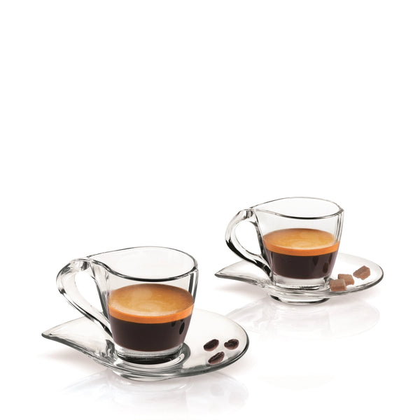 6er Set Happy - Espressotassen H6.6 cm, 10.2cl