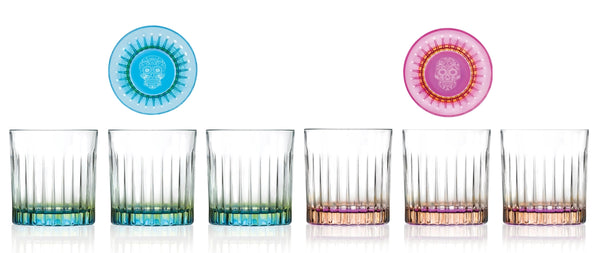 6er Set Pedro & Rosa Dof Becher Ø8.6 H9.2 cm, 36cl