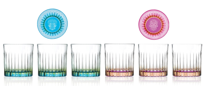 6er Set Pedro & Rosa Dof Becher Ø8.6 H9.2 cm, 36cl