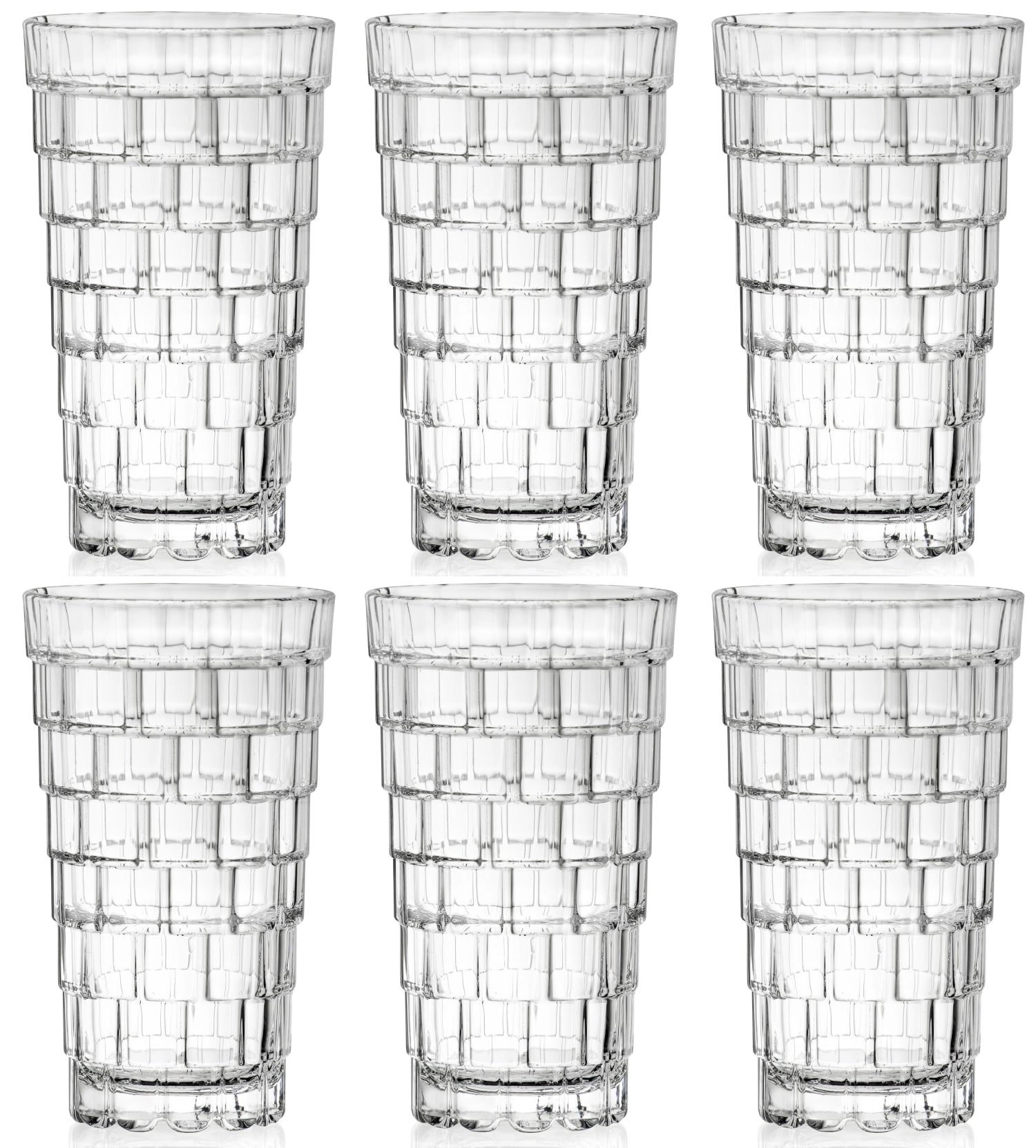 6er Set Stack Hb Becher Ø8.4 H14.1 cm, 39cl