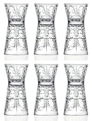 6er Set Tattoo Clessidra Ø5 H10.2 cm, 6+3 cl