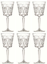 6er Set Tattoo Weinglas Ø8.8 H19.4 cm, 29cl