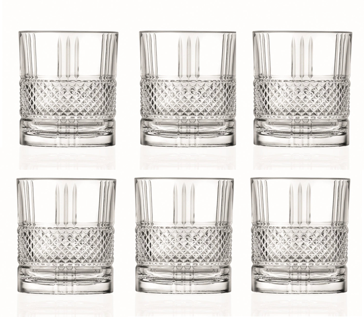 6er Set Brillante Dof Tumbler Ø8.2 H9.4 cm, 34cl
