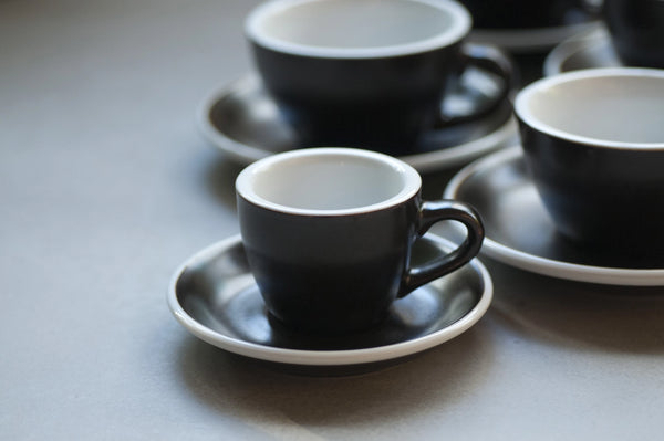 Egg Espresso Untertasse 11.5cm schwarz