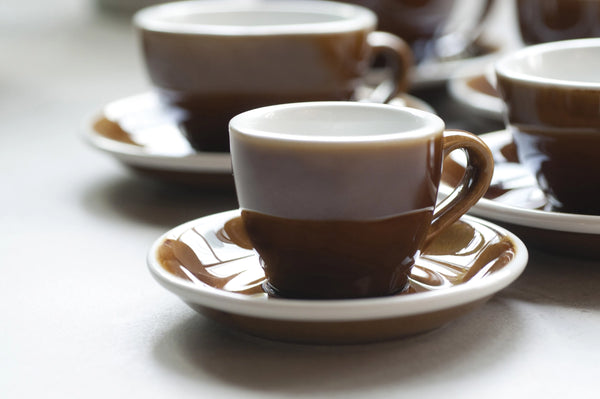 Egg Espressotasse 80ml braun