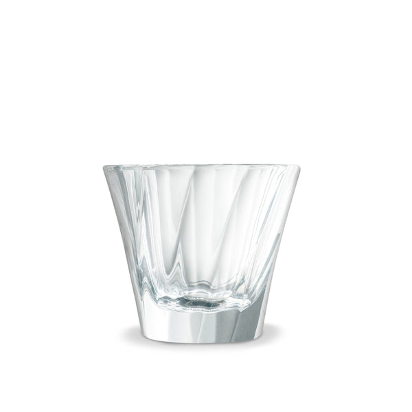 Twisted Espresso Glas 70ml klar
