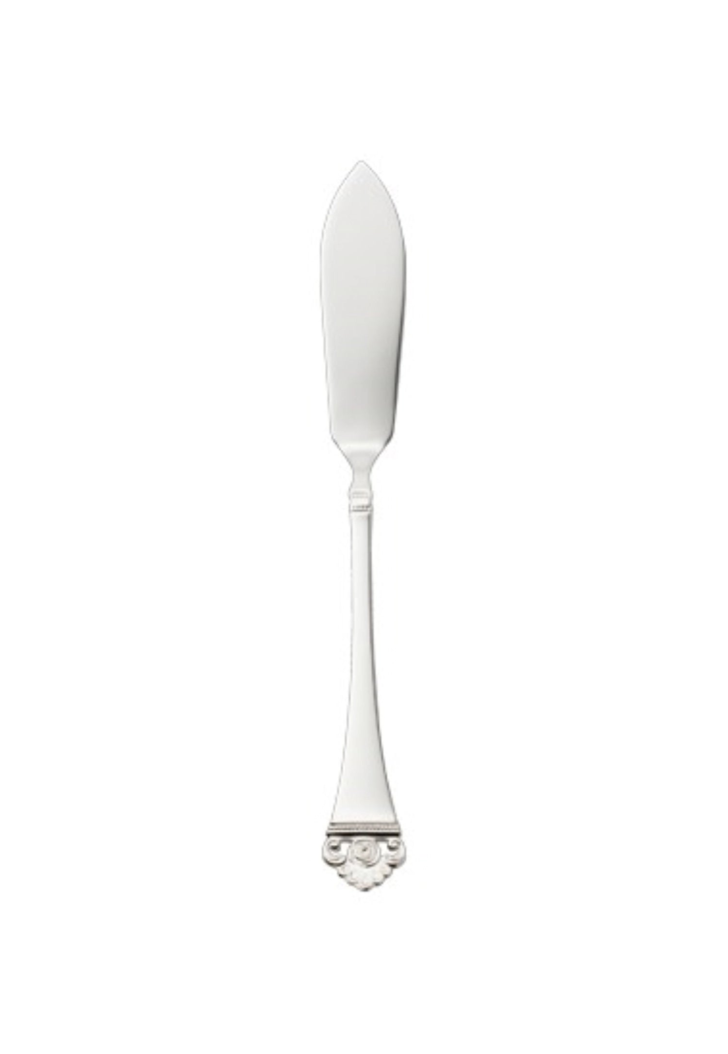 Rosenmuster 925 Fischmesser 21x1.4cm