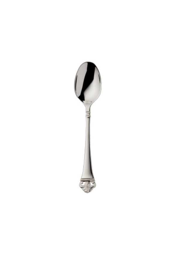 Rosenmuster 925 Kaffeelöffel, Gross 15x3.1cm