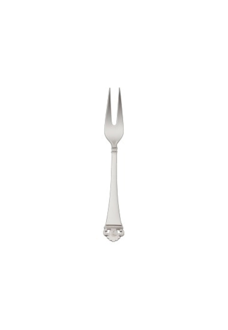 Rosenmuster 925 Fleischgabel, Klein 15.1x1.9cm