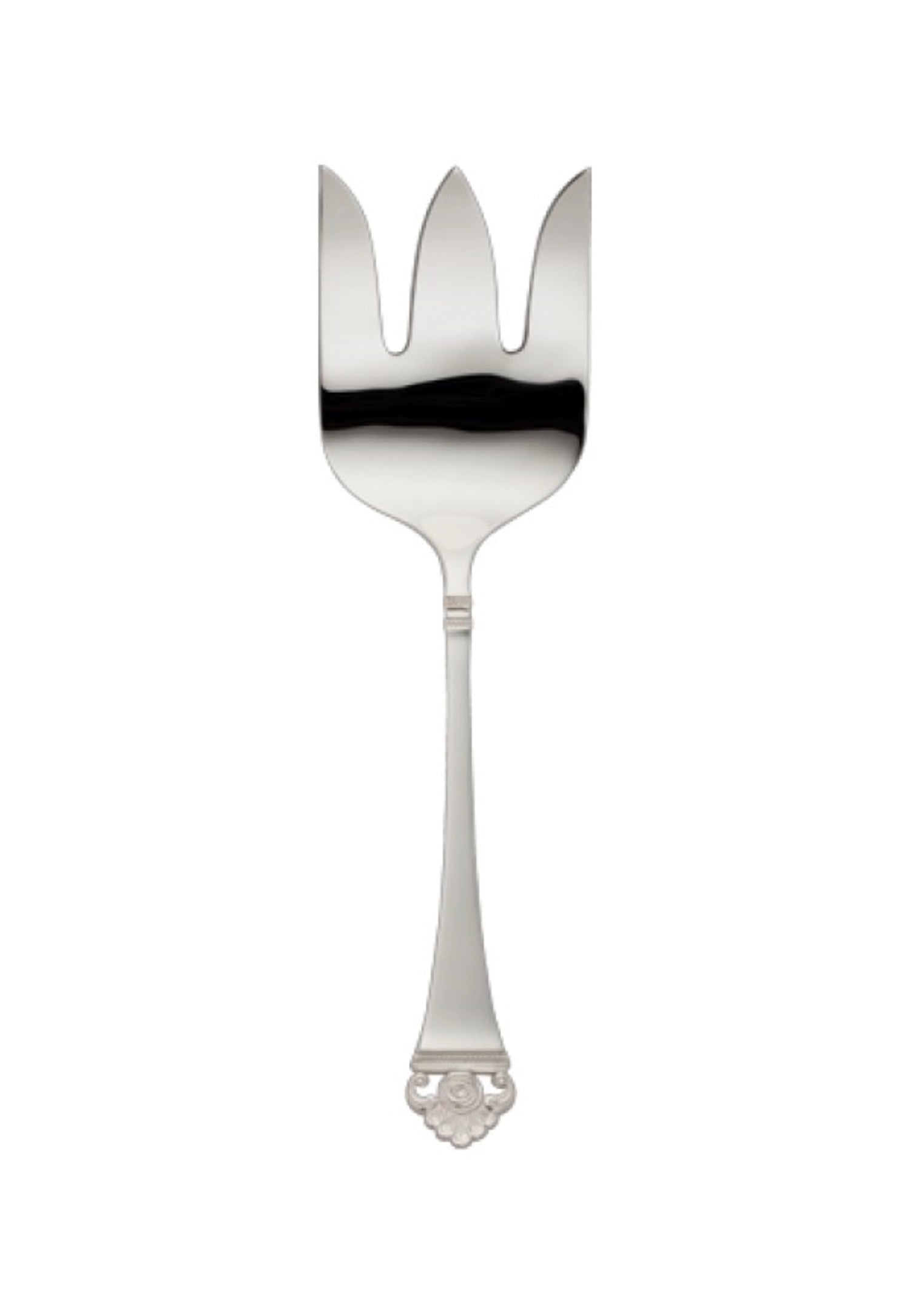 Rosenmuster 925 Fischvorlegegabel 21.5x6cm