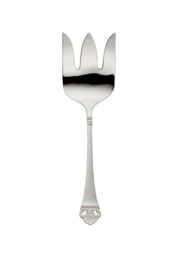 Rosenmuster 925 Fischvorlegegabel 21.5x6cm