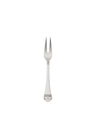 Rosenmuster Gold 925 Fleischgabel, Klein 16x1.9cm
