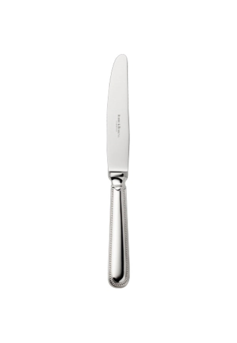 Franz. Perl Goldband 925 Dessertmesser 10x2.4cm