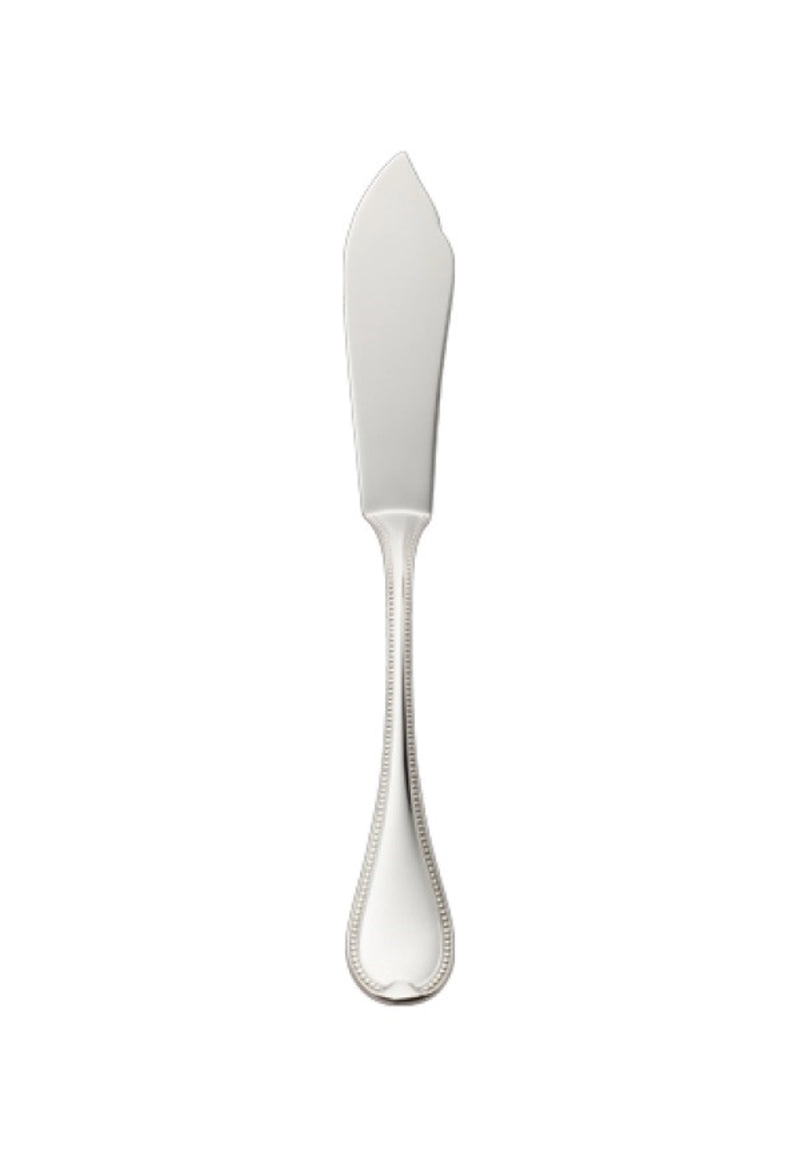 Franz. Perl Goldband 925 Fischmesser 22x1.8cm