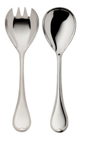 Franz. Perl Goldband 925 Salatbesteck, klein