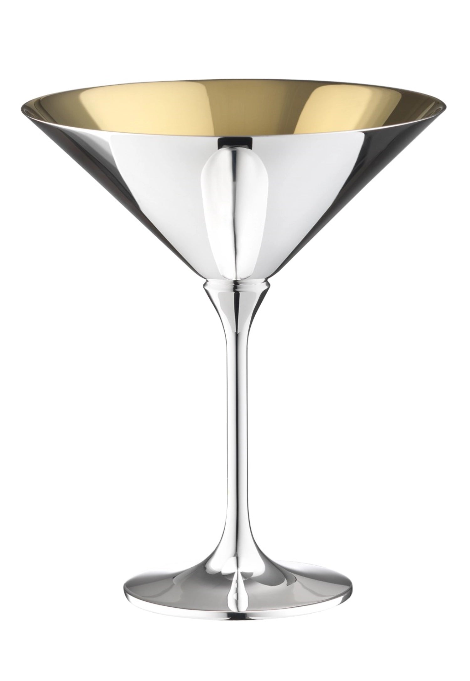 Dante 90 Cocktailschale, innen vergoldet