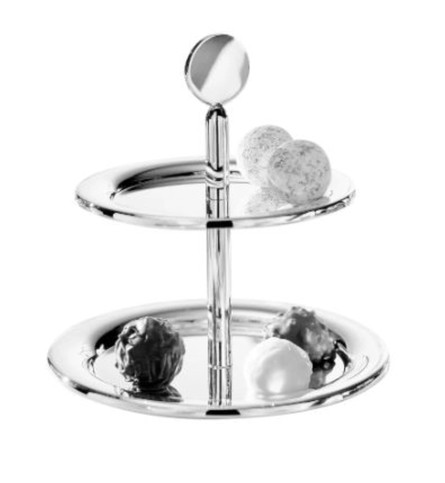 Etagere 90 versilbert, H14.5cm