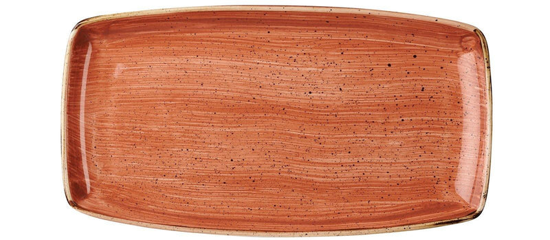 Stonecast Orange Platte rechteckig 29.5x15cm - MyLiving24