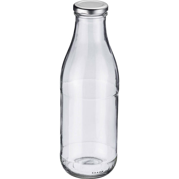 Milchflasche/Saftflasche 1 l, rund - MyLiving24