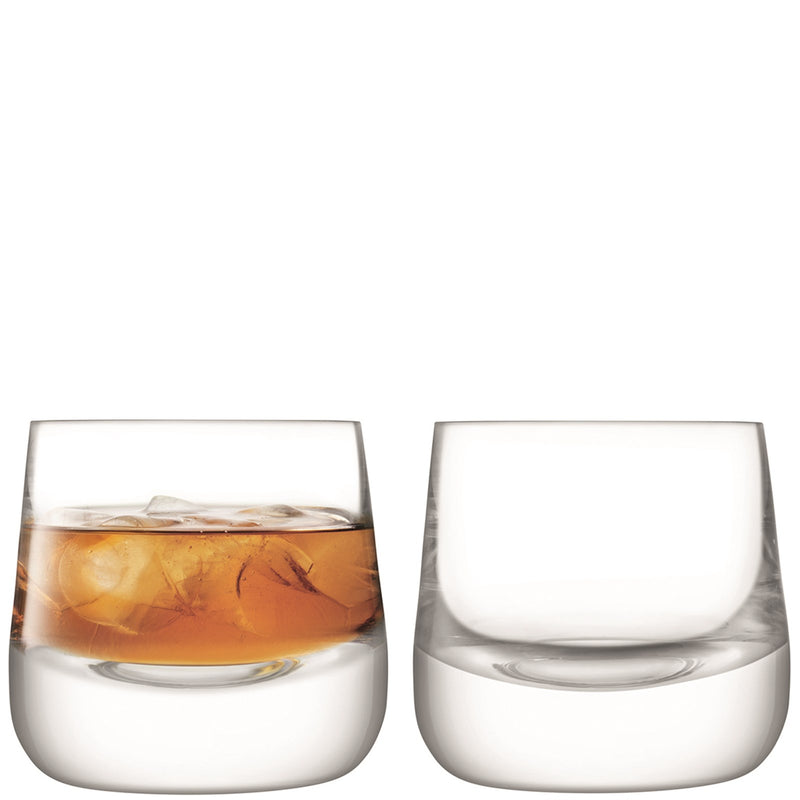 Whiskeyglas 220ml klar x 2