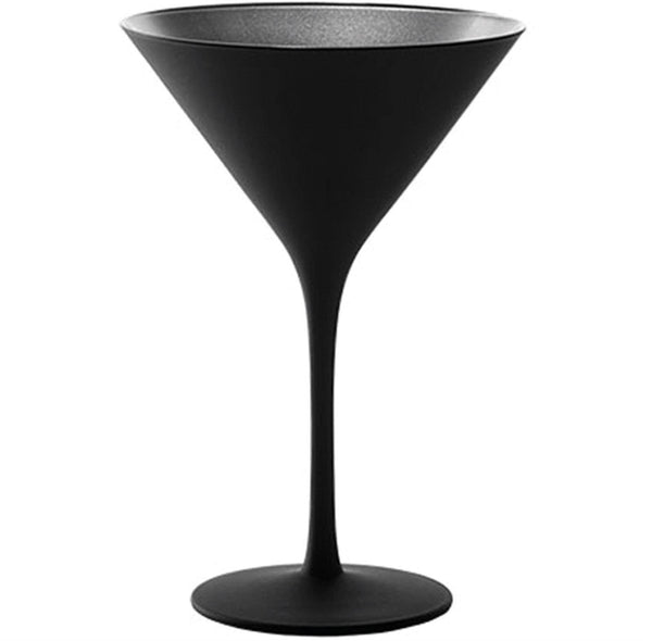 Olympic Cocktailschale 240ml schwarz/silber - MyLiving24