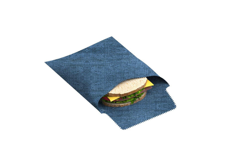 Bienenwachs Snack- & Sandwichbeutel „Jeans“ 1 Stk. - MyLiving24