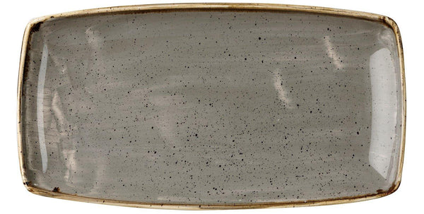 Stonecast Grau Platte rechteckig 35x18.5cm - MyLiving24